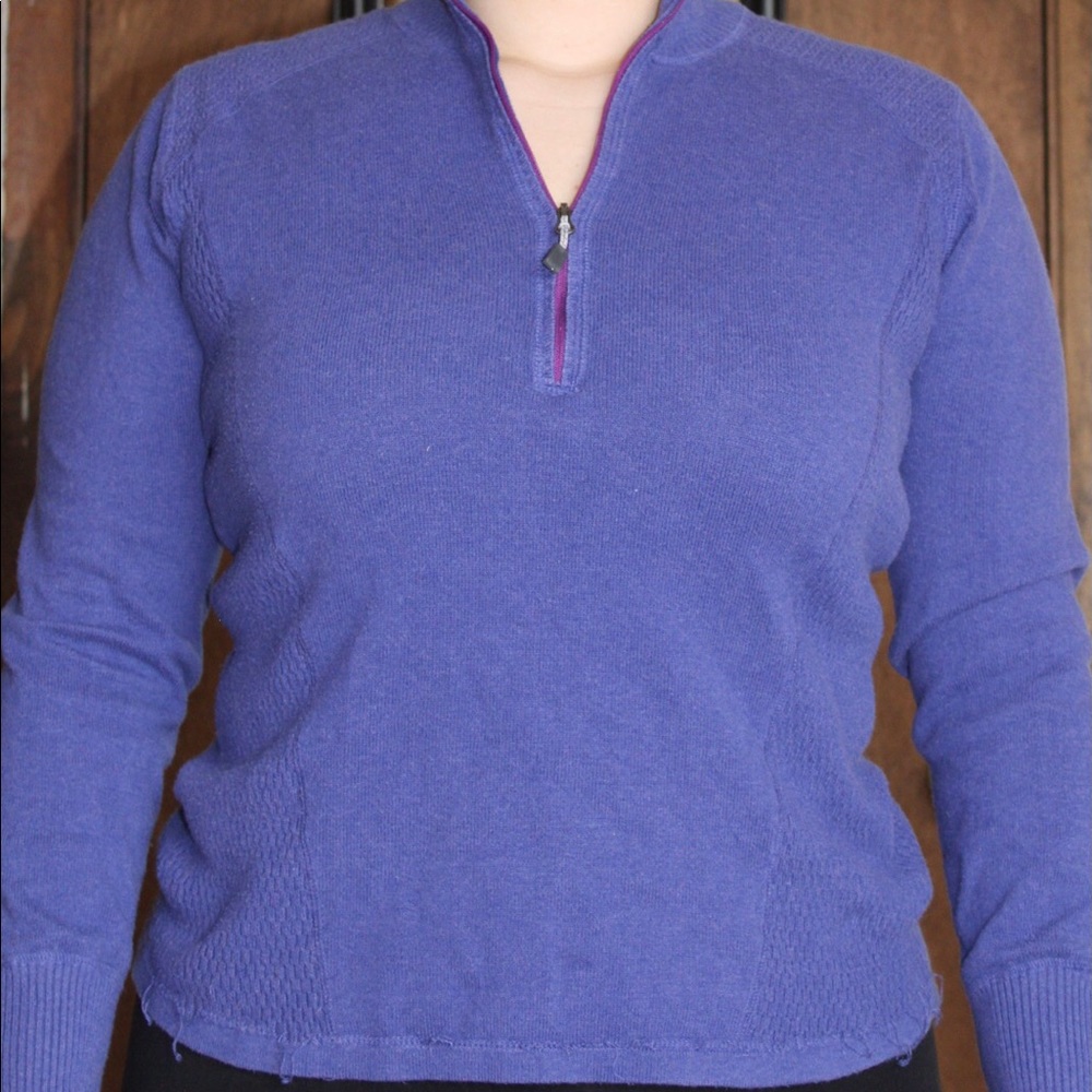Half zip sweater